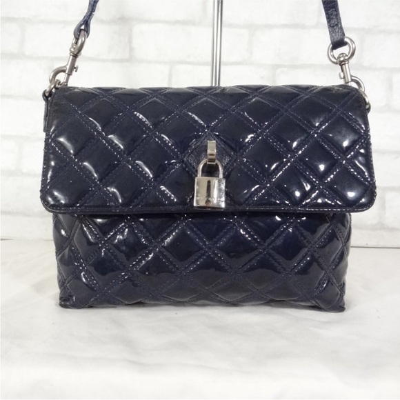 MARC JACOBS ITALY THE LARGE SINGLE QUILTED SH BAG - Picture 2 of 8